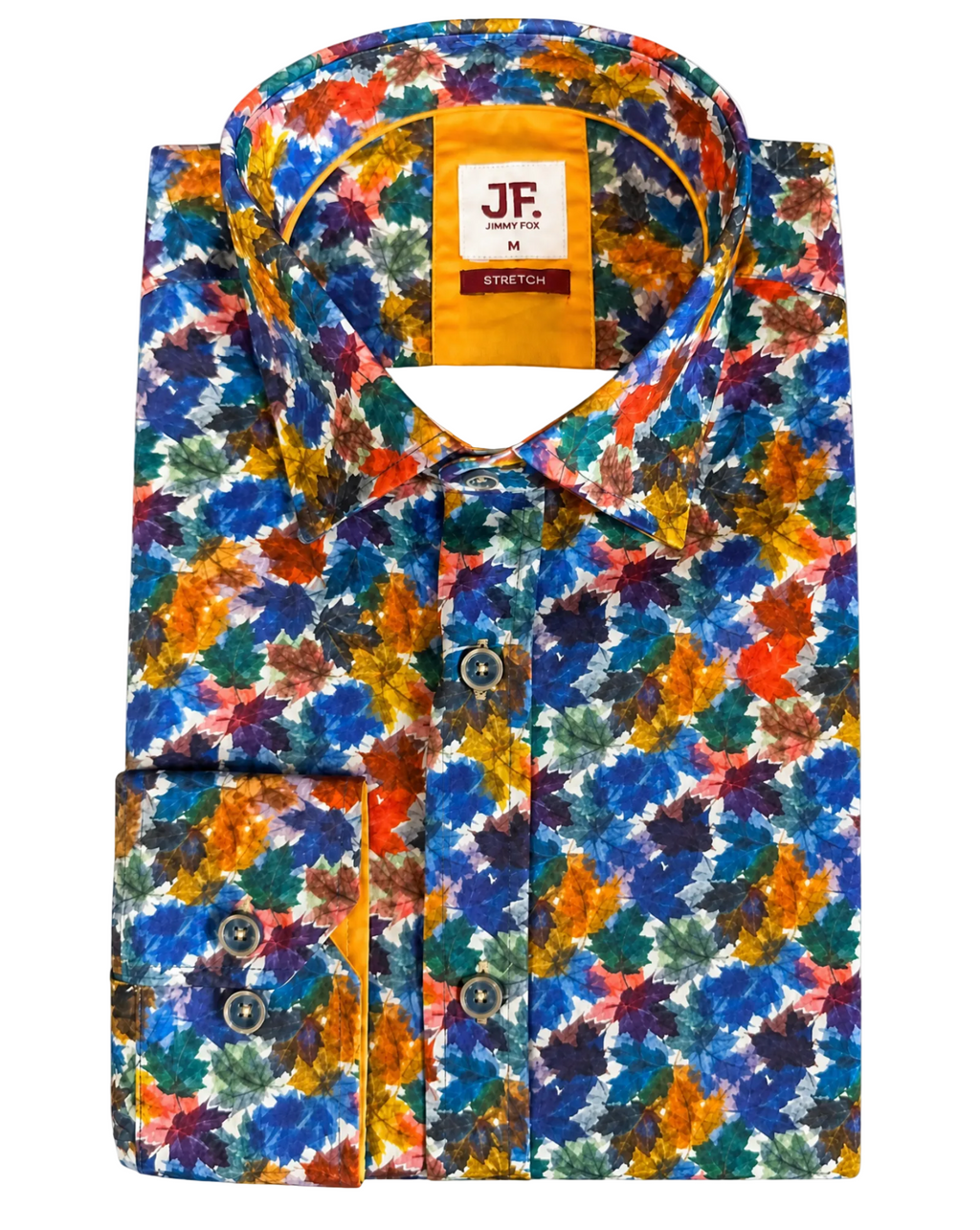 DÉCLIC JF Maple Mosaic Stretch Shirt - Orange