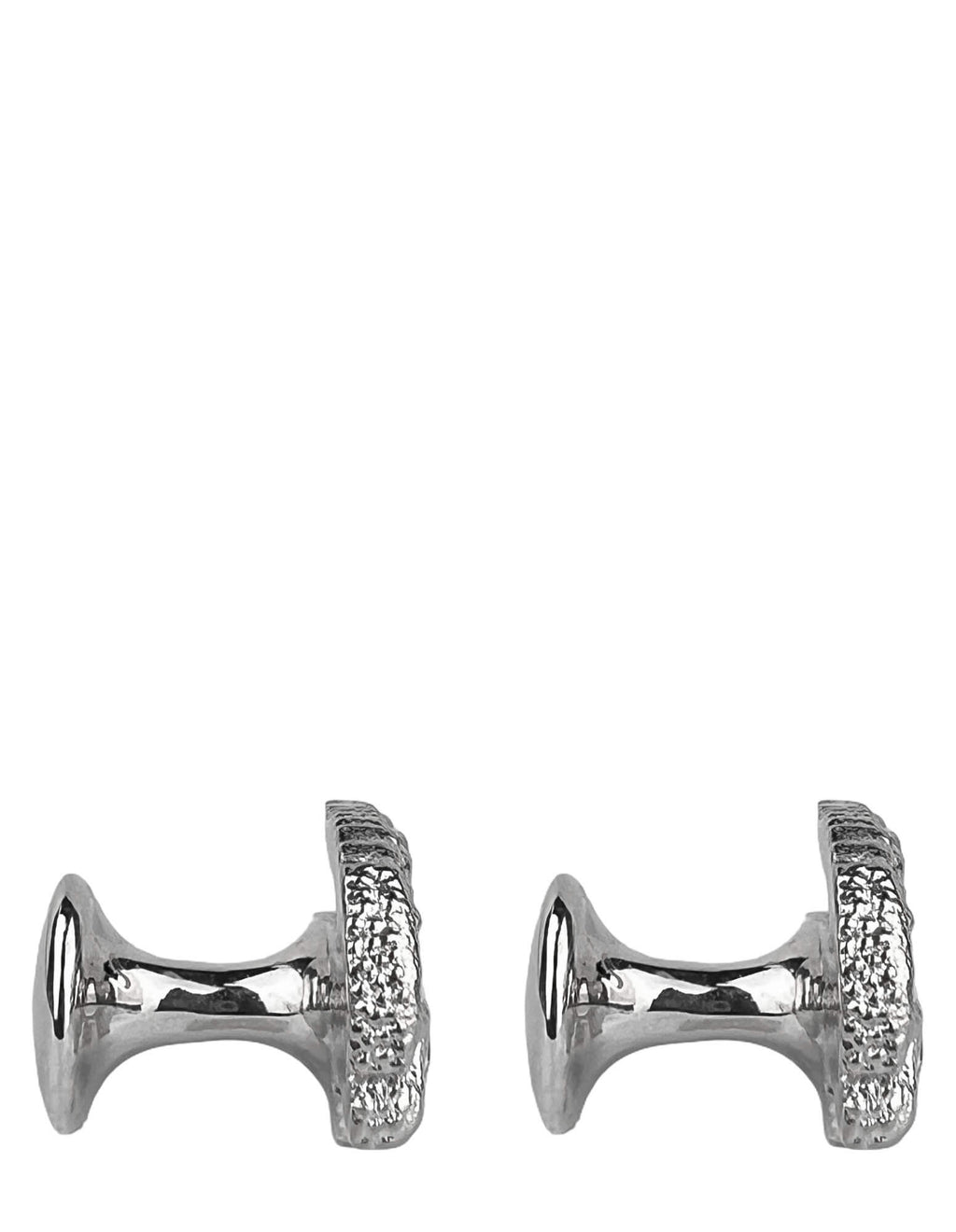 DÉCLIC Crocodile Cufflink - Sterling Silver
