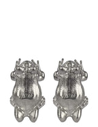 DÉCLIC Frog Cufflink - Sterling Silver