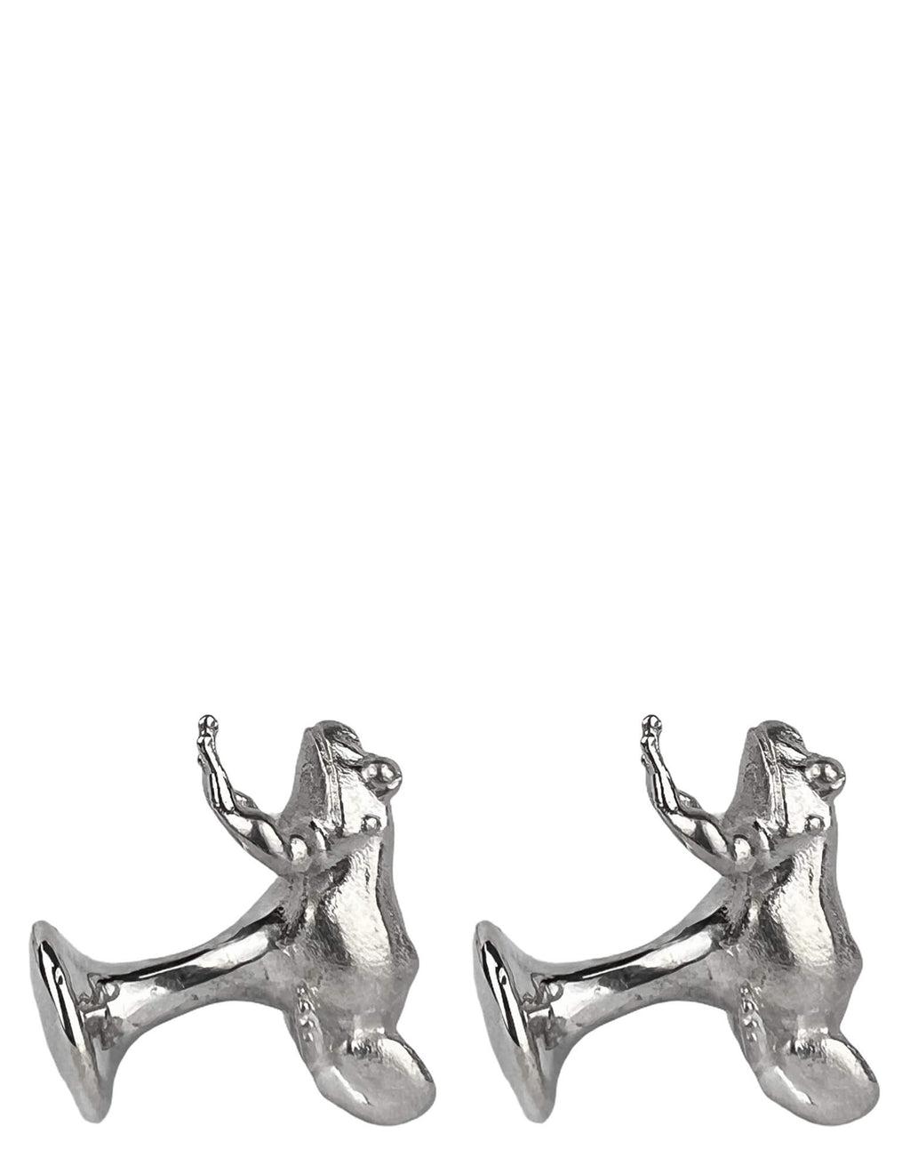 DÉCLIC Frog Cufflink - Sterling Silver