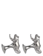 DÉCLIC Frog Cufflink - Sterling Silver
