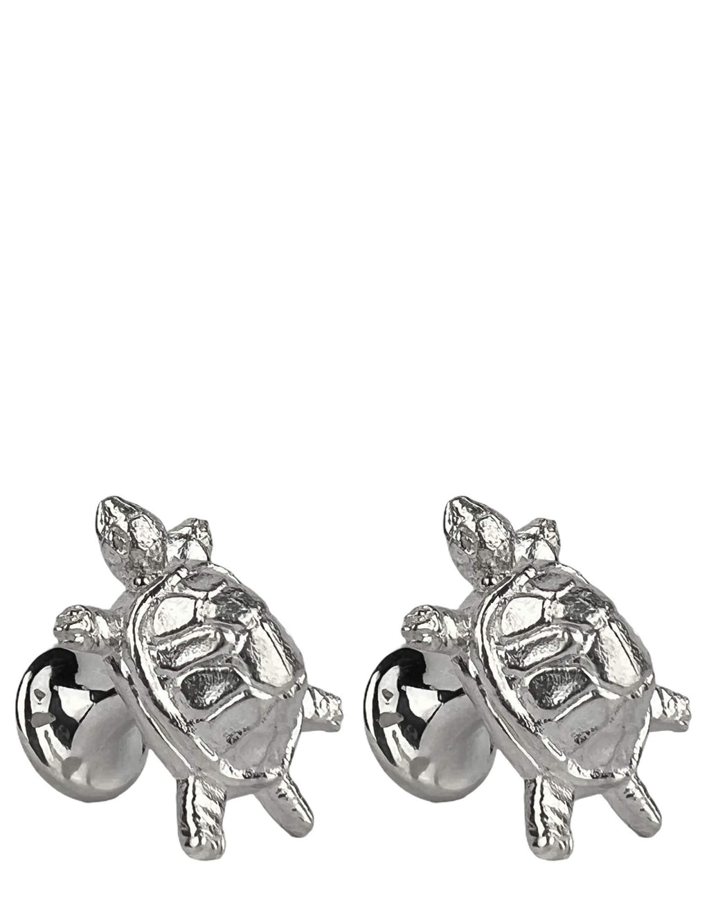 DÉCLIC Turtle Cufflink - Sterling Silver