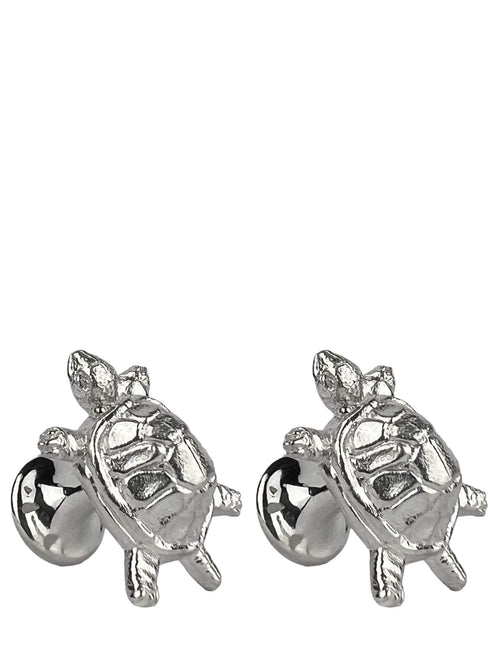 DÉCLIC Turtle Cufflink - Sterling Silver