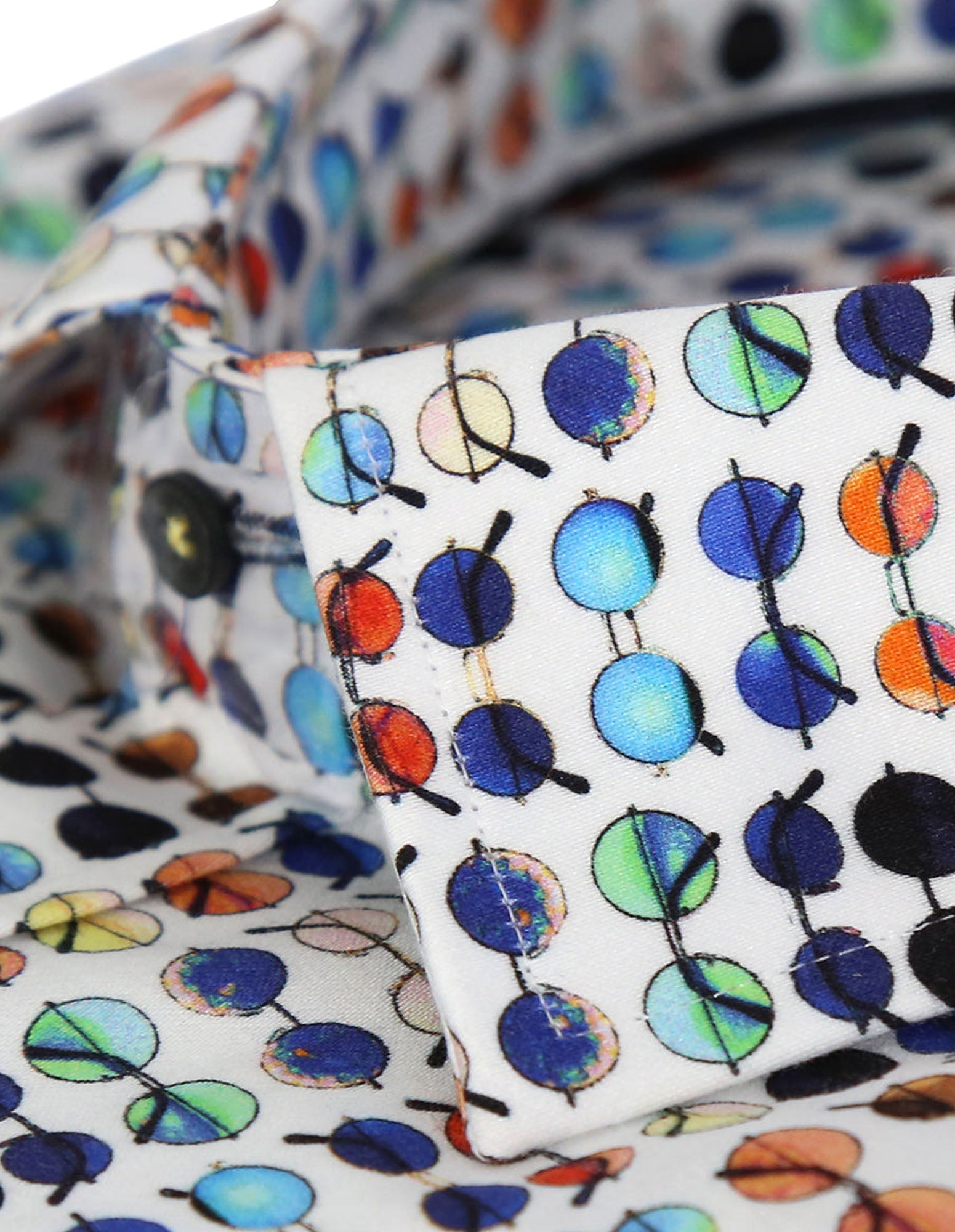 JF 'Sunnies' Print Shirt - White