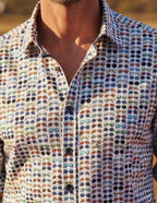 JF 'Sunnies' Print Shirt - White