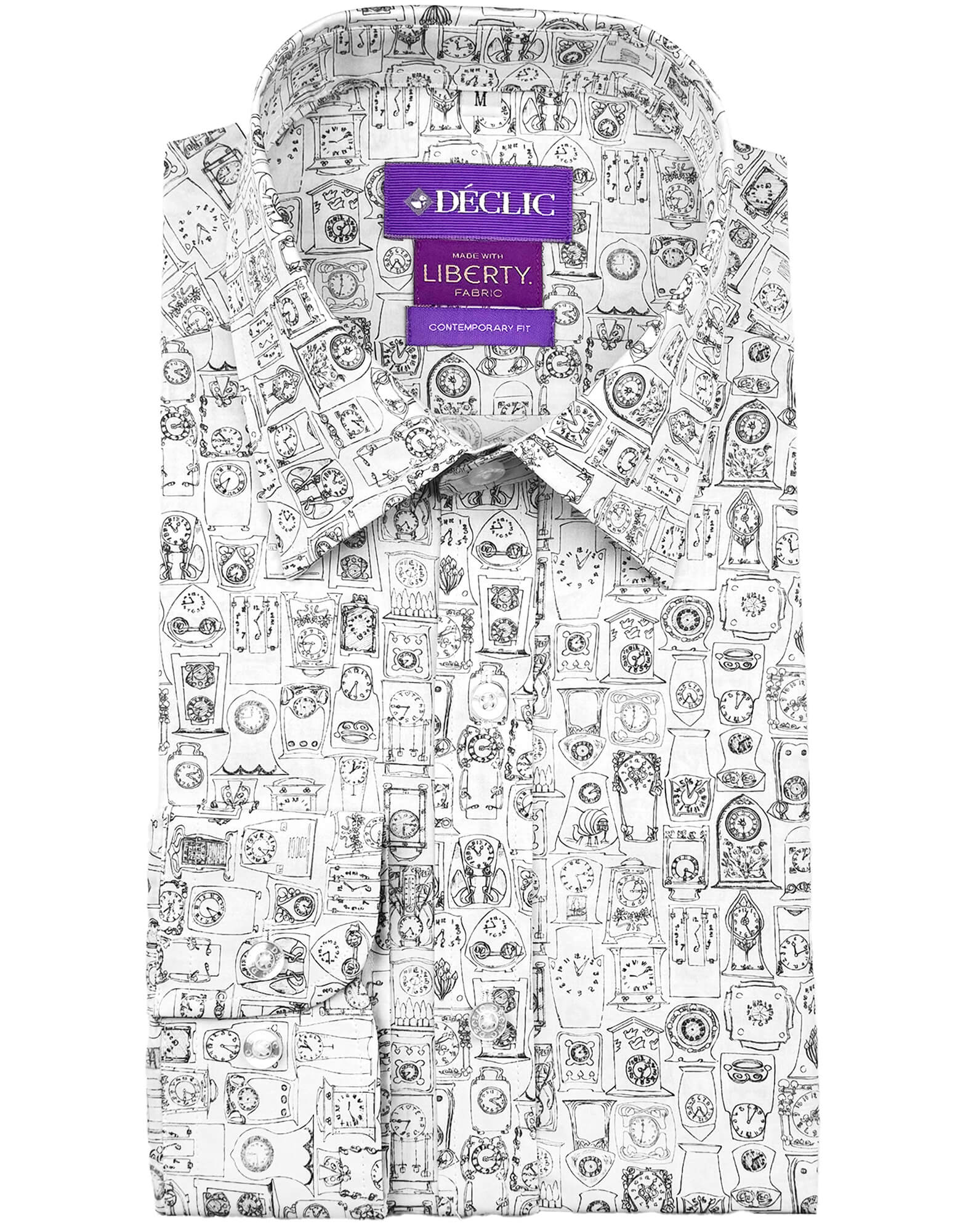 DÉCLIC Liberty Tick Tock Print Shirt - Assorted