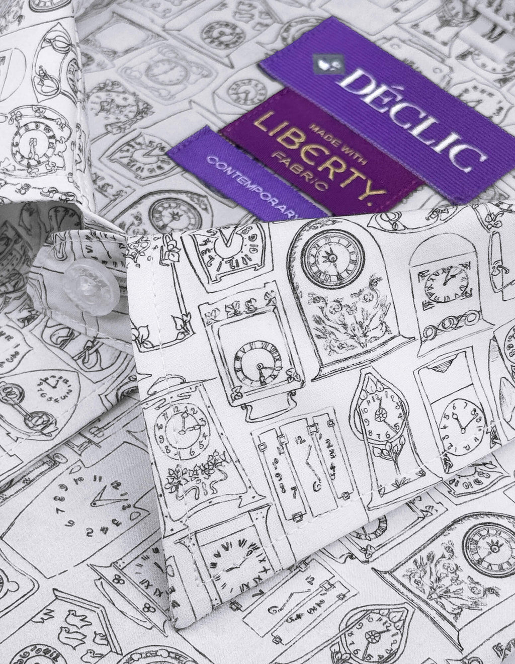 DÉCLIC Liberty Tick Tock Print Shirt - Assorted