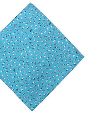 Silvio Fiorello Taormina Patterned Tie - Blue