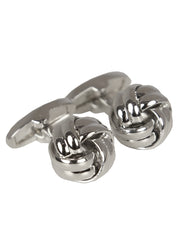 DÉCLIC Classic Knot Cufflink - Silver