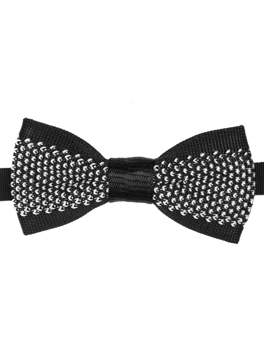 DÉCLIC Briller Knitted Bow Tie - Black