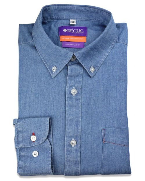 DÉCLIC Rider Denim Shirt - Blue