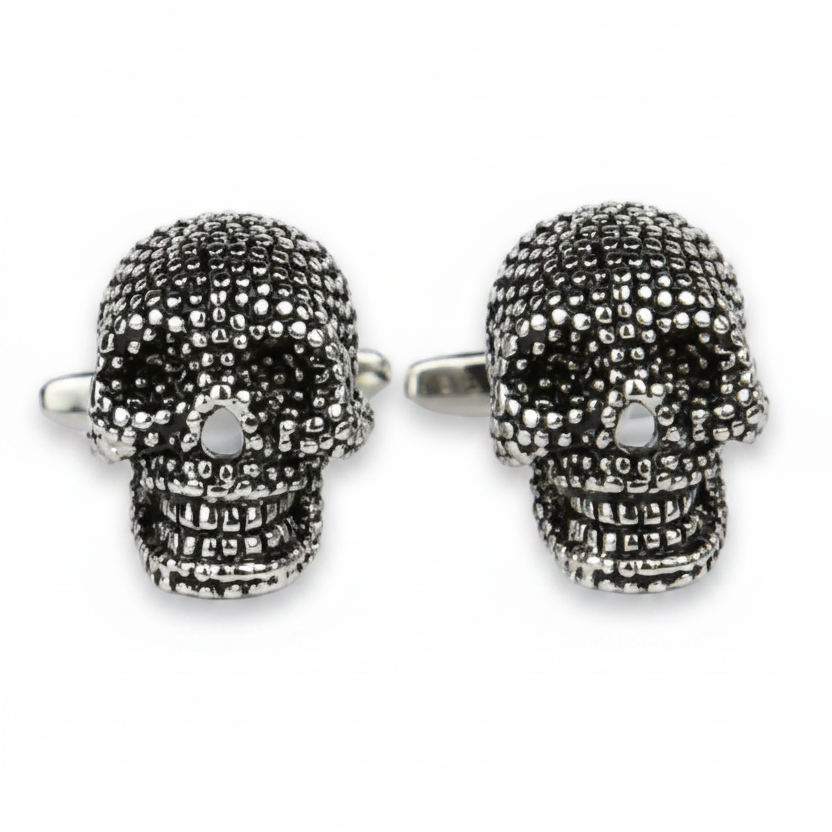 DÉCLIC Skull Textured Cufflink
