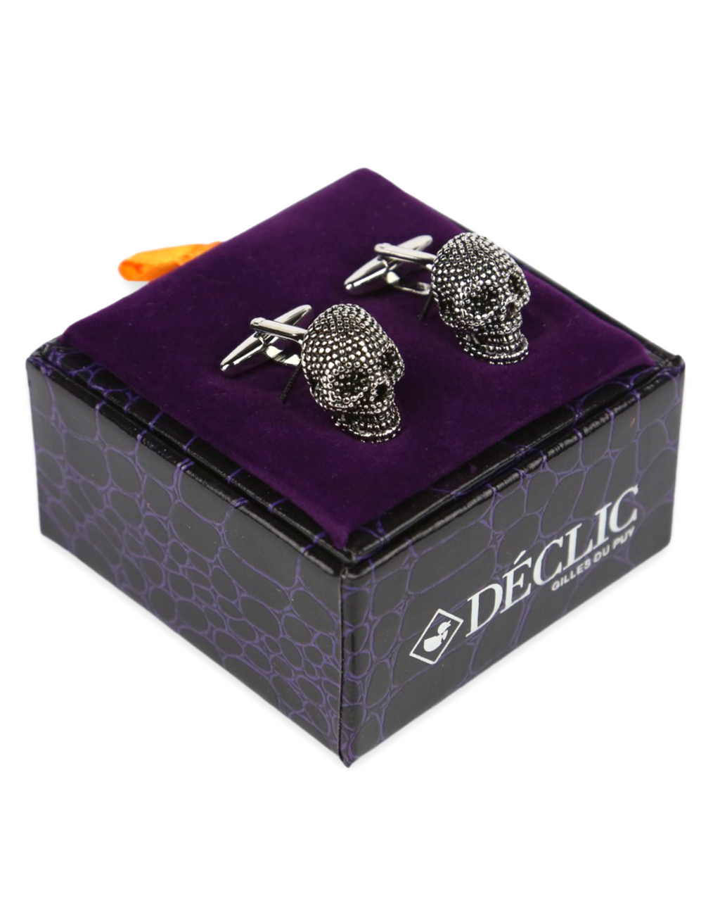 DÉCLIC Skull Textured Cufflink