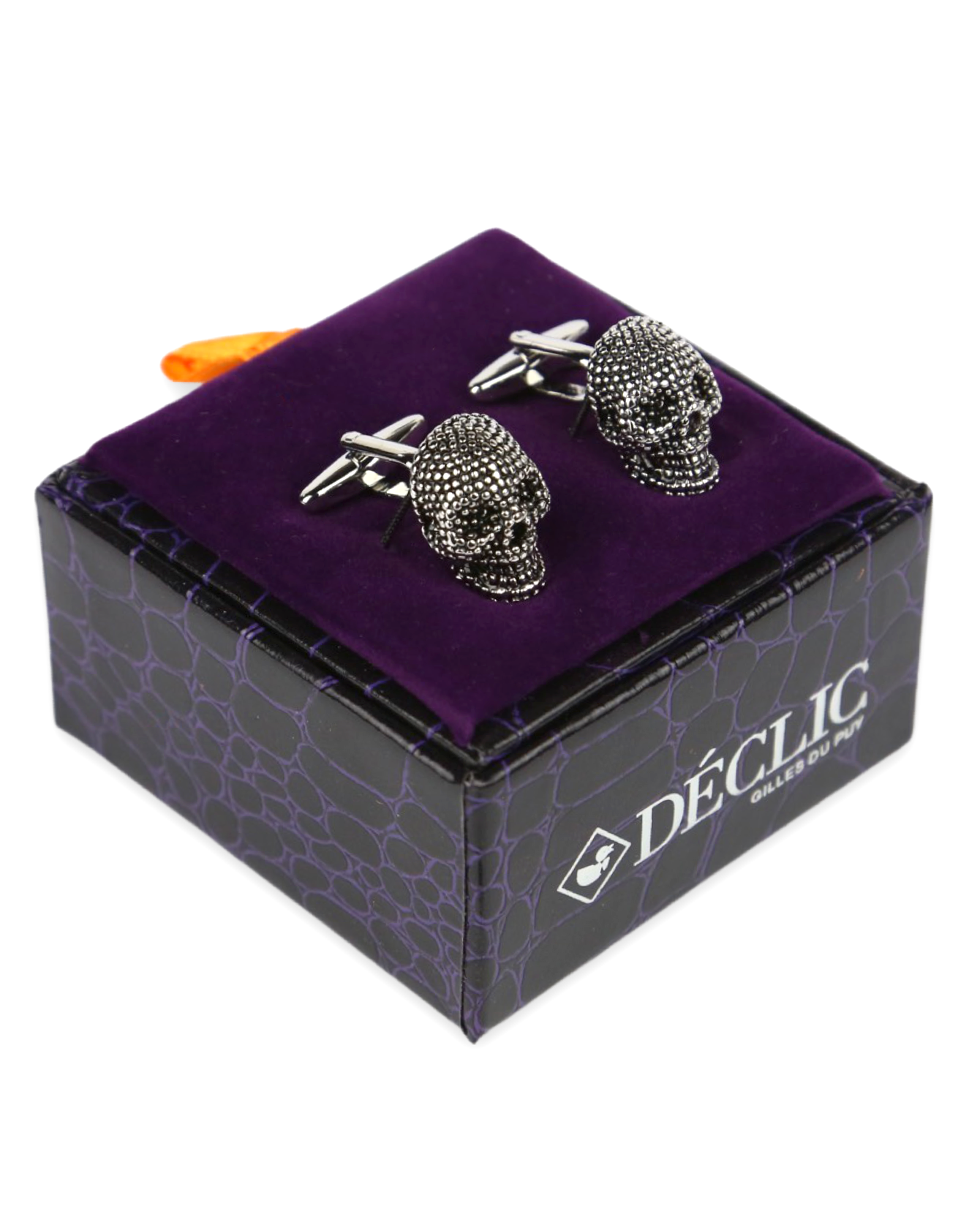 DÉCLIC Skull Textured Cufflink