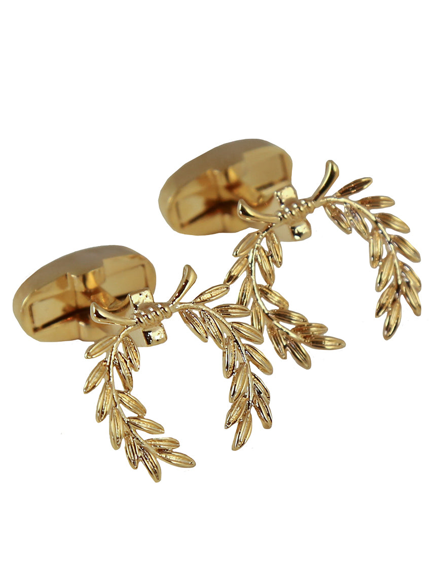 DÉCLIC Laurel Cufflink - Gold