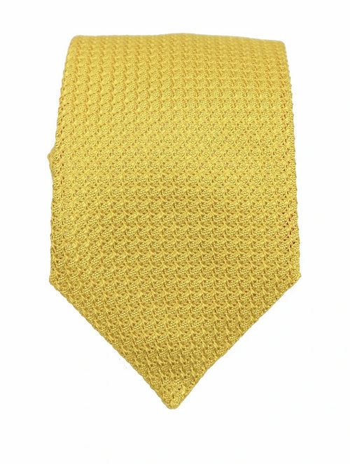 DÉCLIC Grenadine Weave Tie - Hay