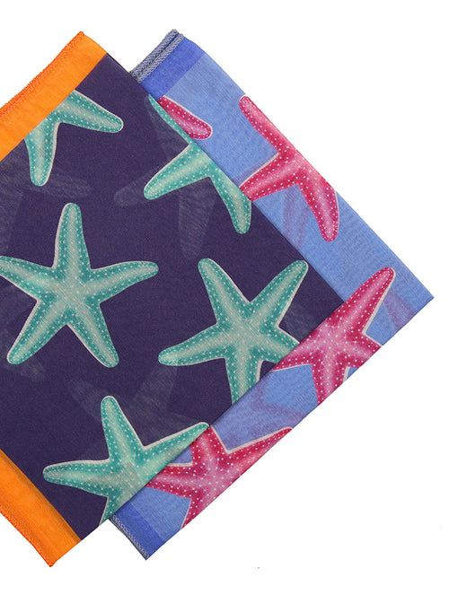 DÉCLIC Starfish Tuile Hanky - Assorted
