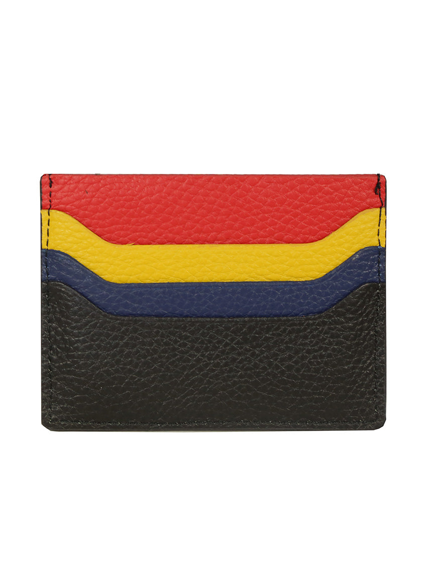 DÉCLIC Racer Stripe Credit Card Wallet - Black