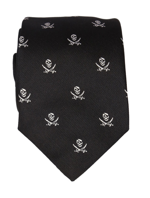 DÉCLIC Jolly Roger Tie - Black