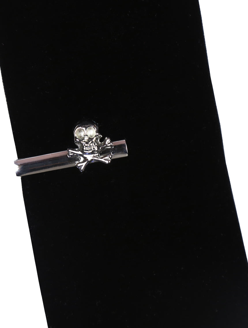 DÉCLIC Skull X Tie Bar - Silver