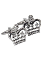 DÉCLIC Crown Cufflink - Silver