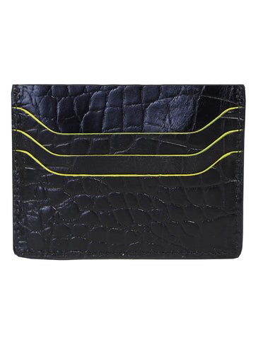 DÉCLIC Portofino Bi-Fold Wallet - Black-Yellow