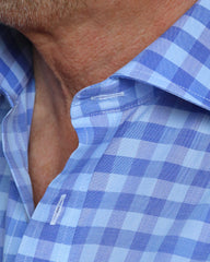 DÉCLIC Cayman Check Shirt - Blue