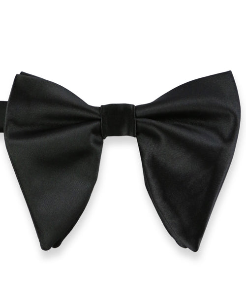 JA Floppy 10cm Plain Bow Tie - Black