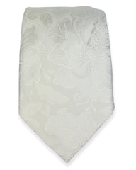 DÉCLIC Fable Floral Tie - White