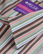 DÉCLIC Caramella Stripe Shirt - Brown