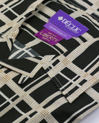 DÉCLIC Liberty Cuba Check Print Short Sleeve  Shirt - Black