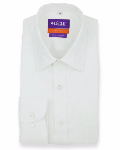 DÉCLIC Caldo Linen Shirt - White