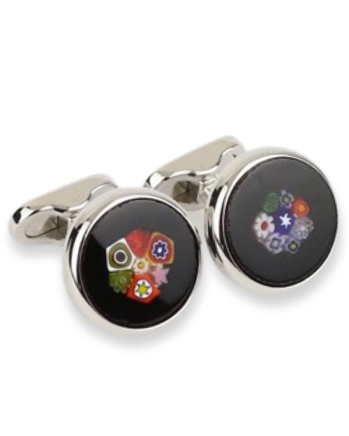 DÉCLIC Murano Glass Posey Cufflink