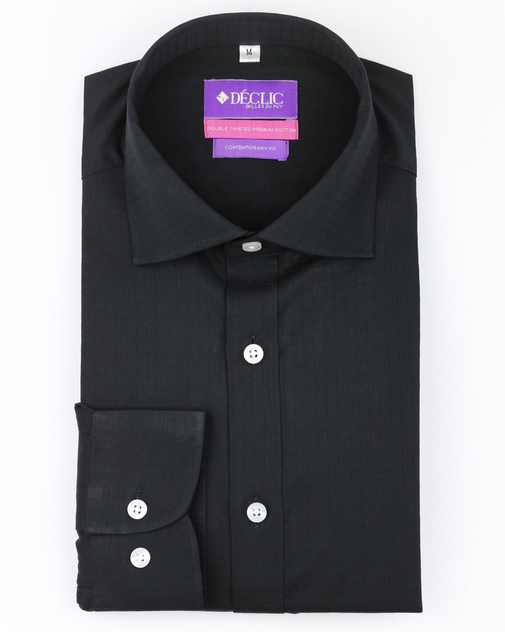 DÉCLIC Obsidian Check Shirt - Black