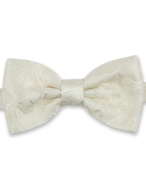 DÉCLIC Fable Floral Bow Tie - White
