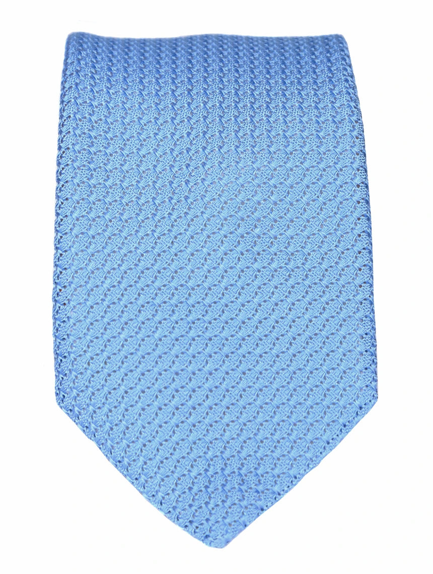 DÉCLIC Grenadine Weave Tie - Baby Blue