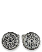 DÉCLIC Ornate Round Cufflink