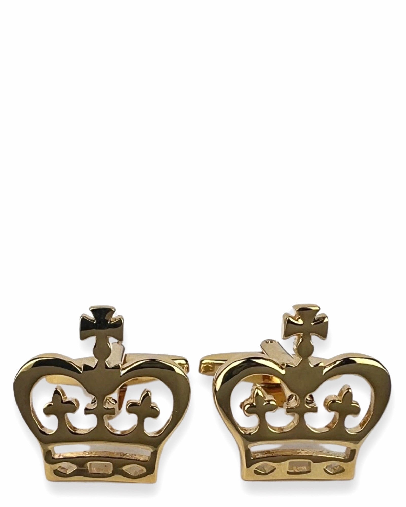 DÉCLIC Crown Cufflink - Gold