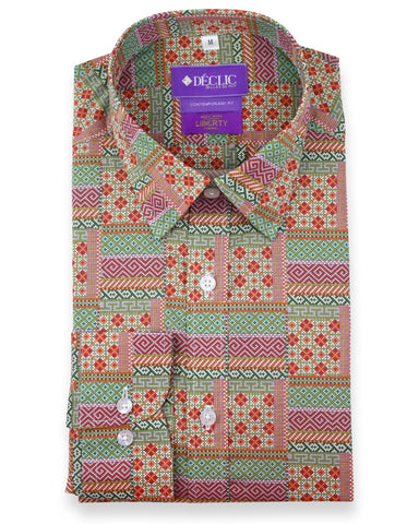DÉCLIC Liberty Queue For The Zoo Print Shirt - Assorted