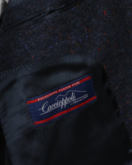DÉCLIC 'Kent' Wool Tweed Jacket - Navy