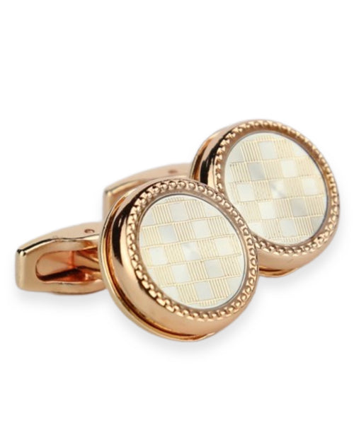 DÉCLIC Newton Fancy Cufflink - Rose Gold