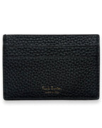 Paul Smith Embroided Stripe Credit Card Wallet - Black