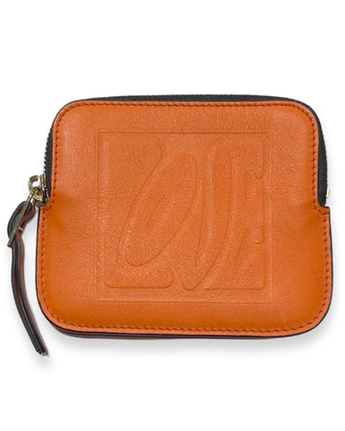 DÉCLIC Block Reverse Credit Card Wallet - Tan-Orange