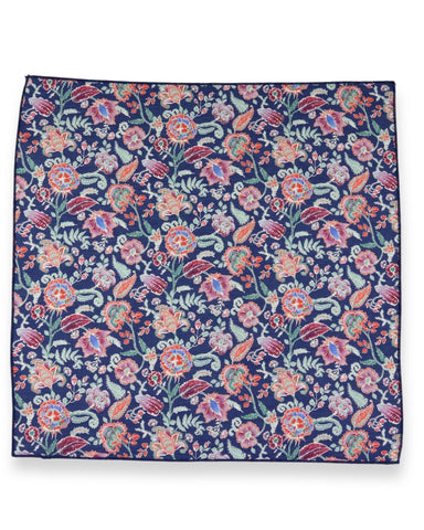 DÉCLIC Synth Floral Hanky - White