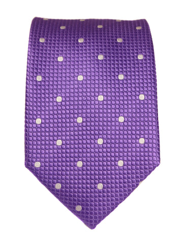 DÉCLIC Classic Spot Tie - Orange/White