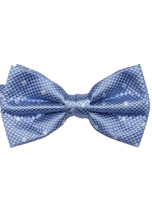DÉCLIC Classic Spot Bow Tie - Blue/White