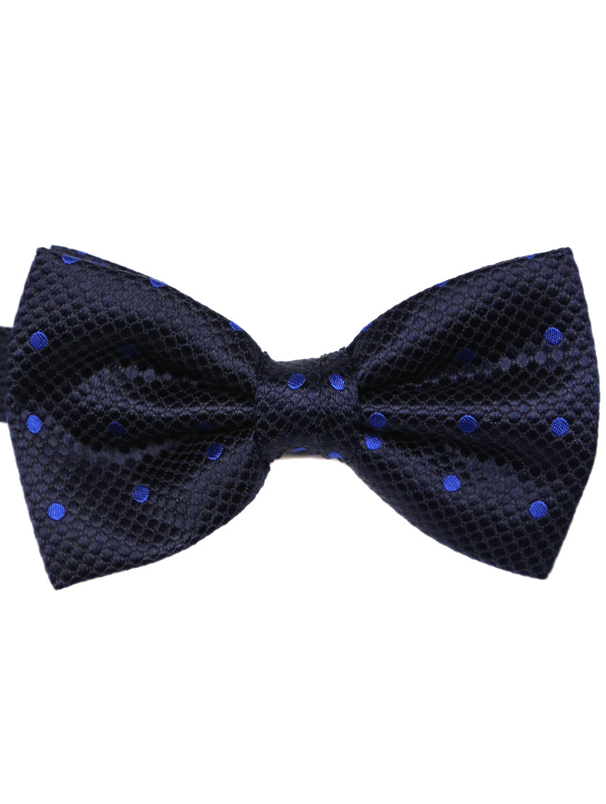 DÉCLIC Classic Spot Bow Tie - Navy/Royal