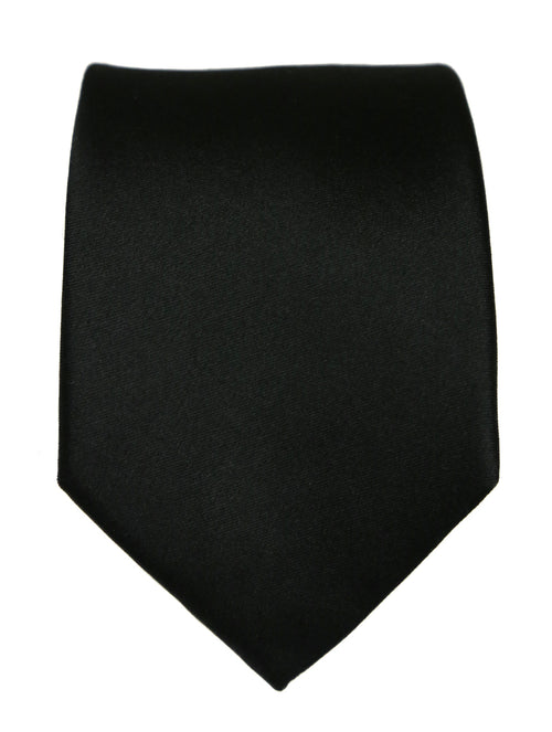 DÉCLIC Classic Plain Tie - Black