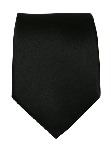DÉCLIC Woven Thin Chain Tie - Black