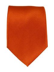 DÉCLIC Classic Plain Tie - Orange